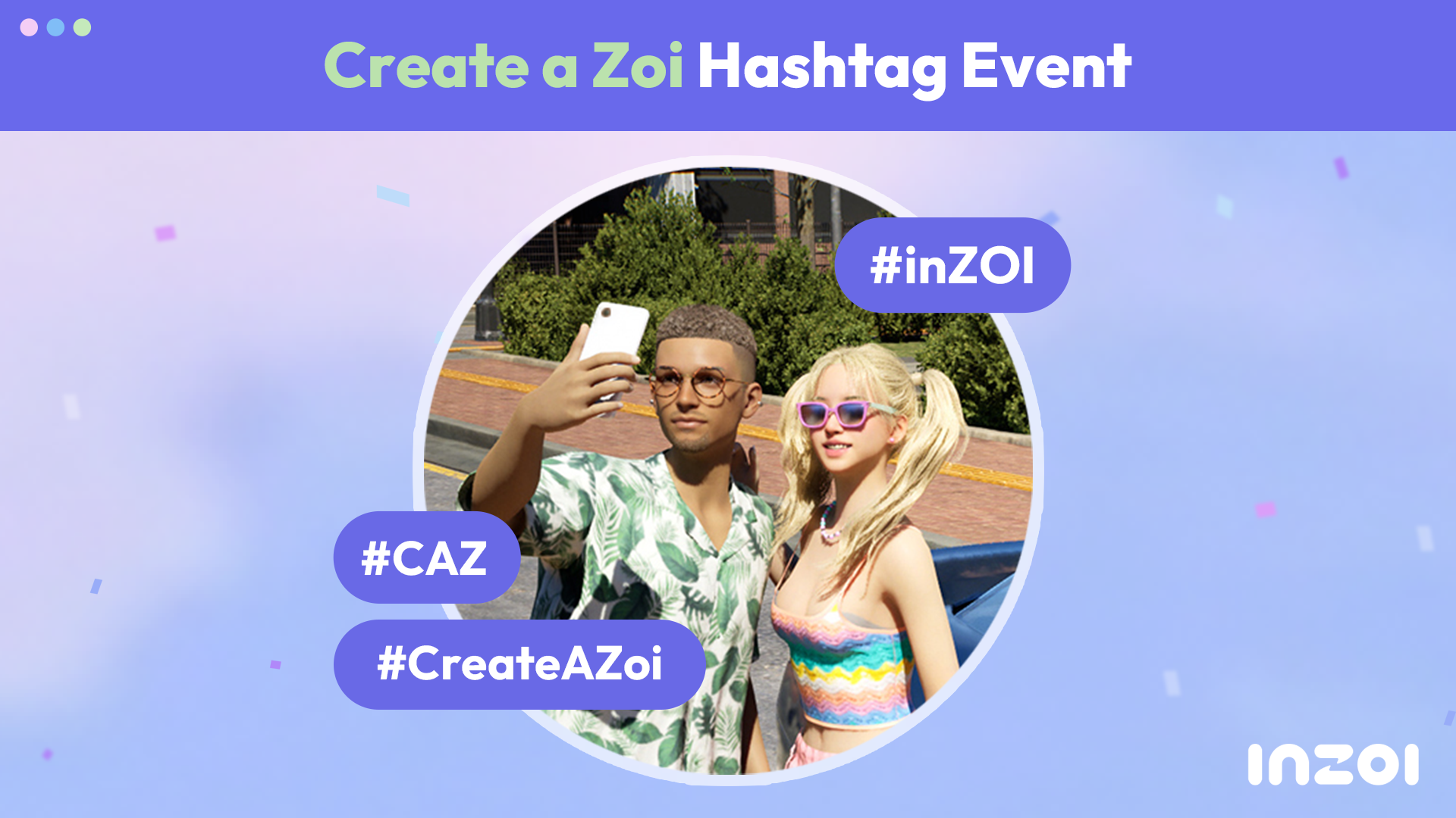 inZOI Hashtag Event