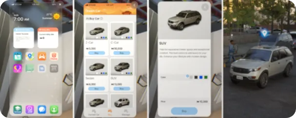 inzoi buying car