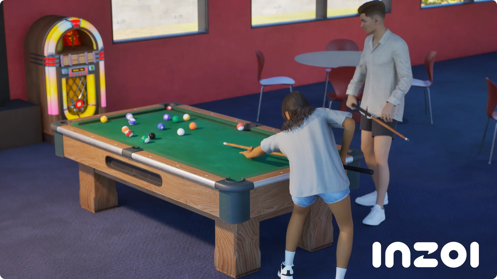 inZOI Play Bilard